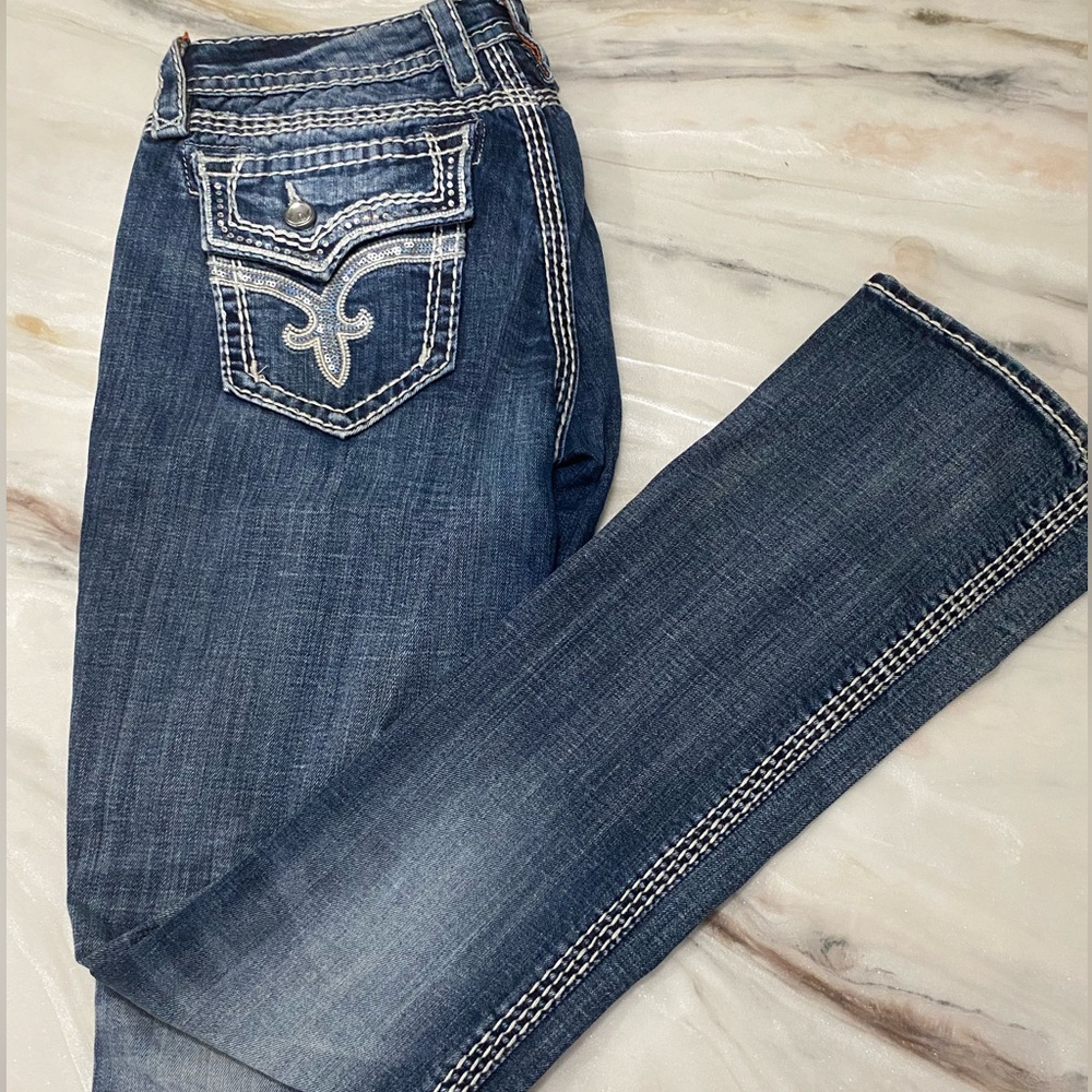 Woman’s rock revival jeans